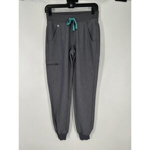 FIGS Technical Collection Cargo Zamora Jogger Scrub‎ Pants Womens XXS Graphite